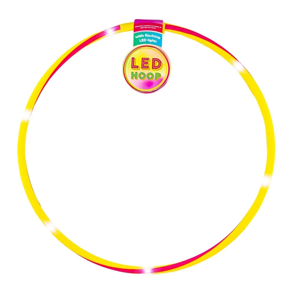 Cerc Hula Hoop, cu led, 60-72 cm, 36 buc/set — miniatură