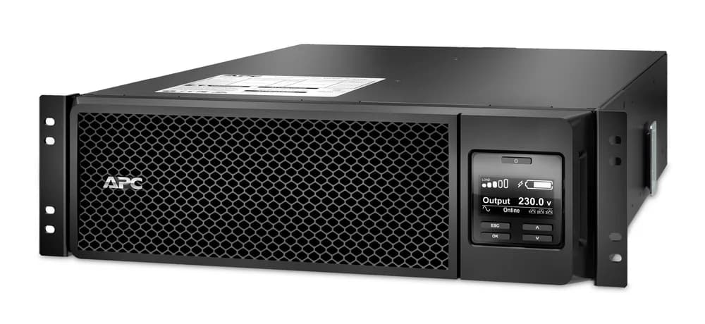UPS APC " Smart-UPS SRT" Online cu sin pura,rack,5000VA /4500W,AVR,IECx10,1x,LCD,1-10 min,"SRT5KRMXLI",prelung garantie (WBEXTWAR1YR--05/WBEXTWAR3YR--05)