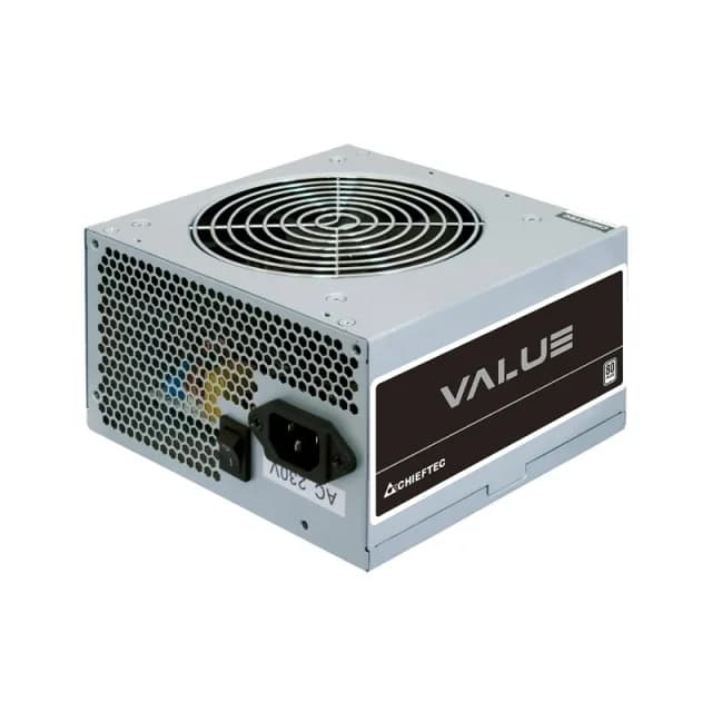 SURSA Chieftec Value 600 W, non-modulara, certificare 80 Plus, ventilator 120mm, CPU 4+4 pin x 1, PCI-E 6+2 pin x 2, SATA x 4, "APB-600B8"