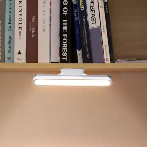 LAMPA BIROU LED Baseus, pentru citit cu suport magnetic, acumulator 1800mAh, putere 5W, temperatura culoare 3000k-5000k, alb "DGXC-02" - 6953156229594 — miniatură