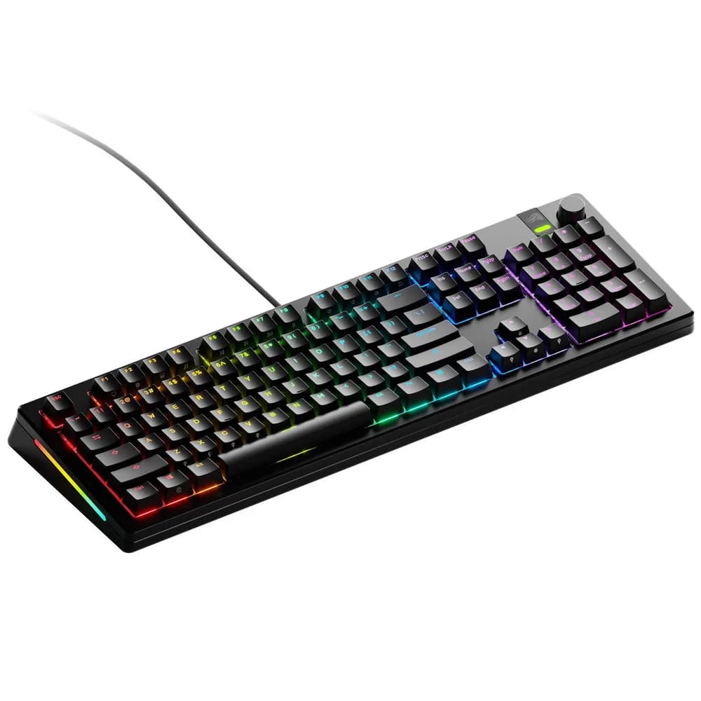 Glorious Tastatura mecanica GMMK 3 PRO 100% Prebuilt, USB-C, Fox Switches, US layout, 104 taste, Negru "GLO-KB-GMMK3-PRO-100-PB-FOX-W-BLK-US" — miniatură
