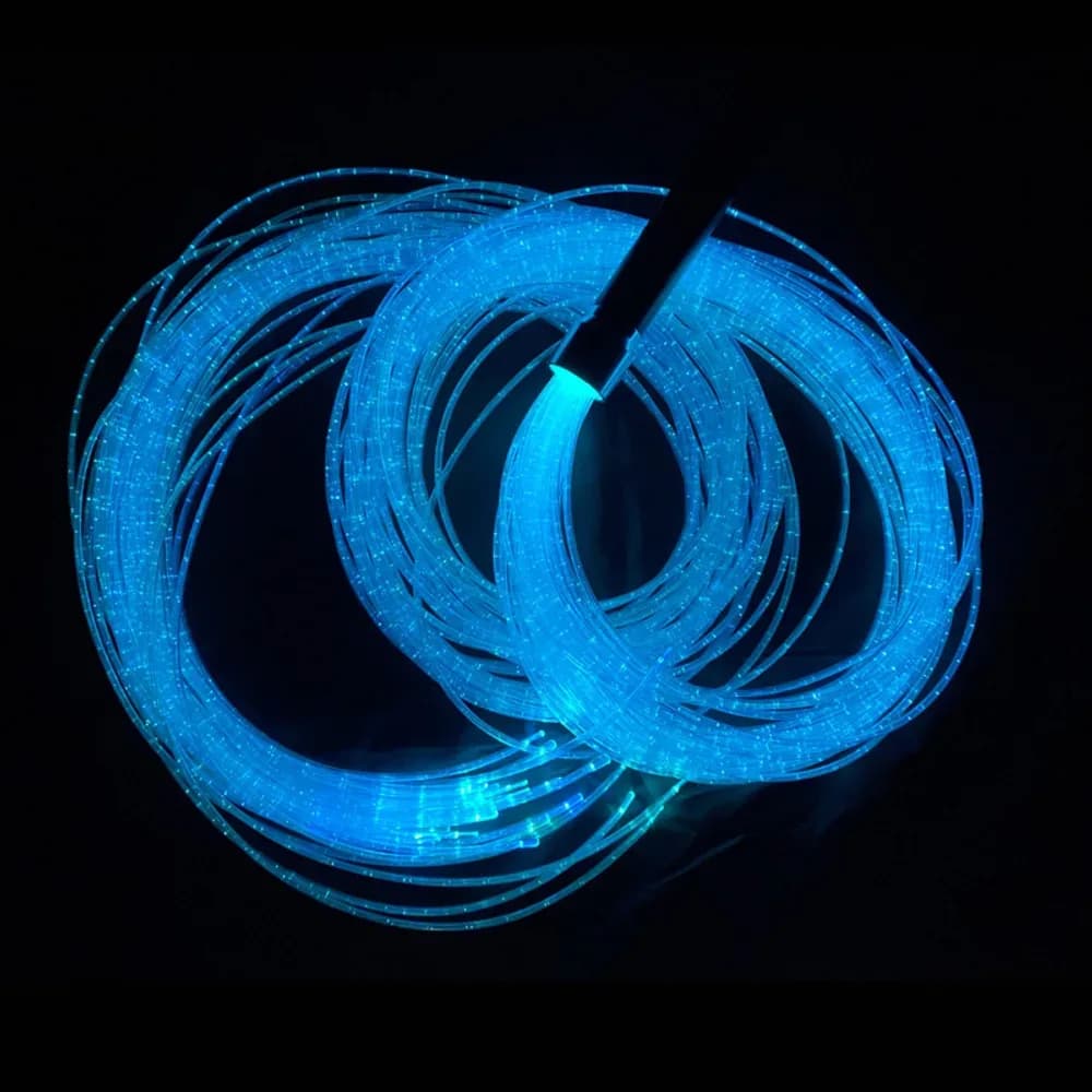 Baghetă cu fibră optică și fire luminoase, 1,5 m — miniatură