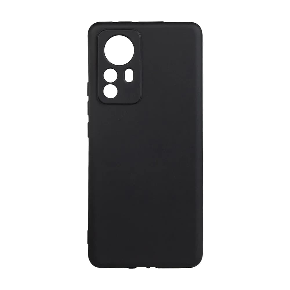 Husa Xiaomi 12 Pro Spacer, negru, grosime 2mm, material flexibil silicon + interior cu microfibra "SPPC-XI-12P-SLK" — miniatură