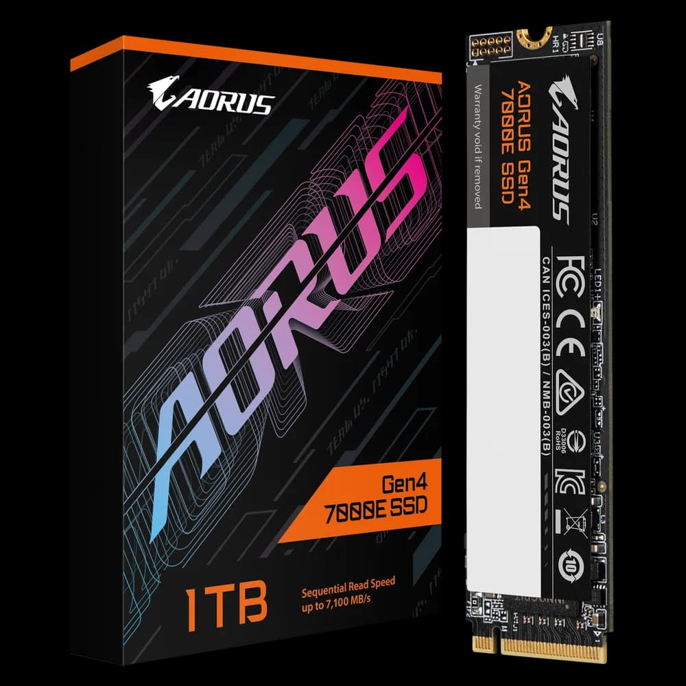 SSD GIGABYTE AORUS Gen4 7000E 1TB, PCIe 4.0 "AG470E1TB" — miniatură