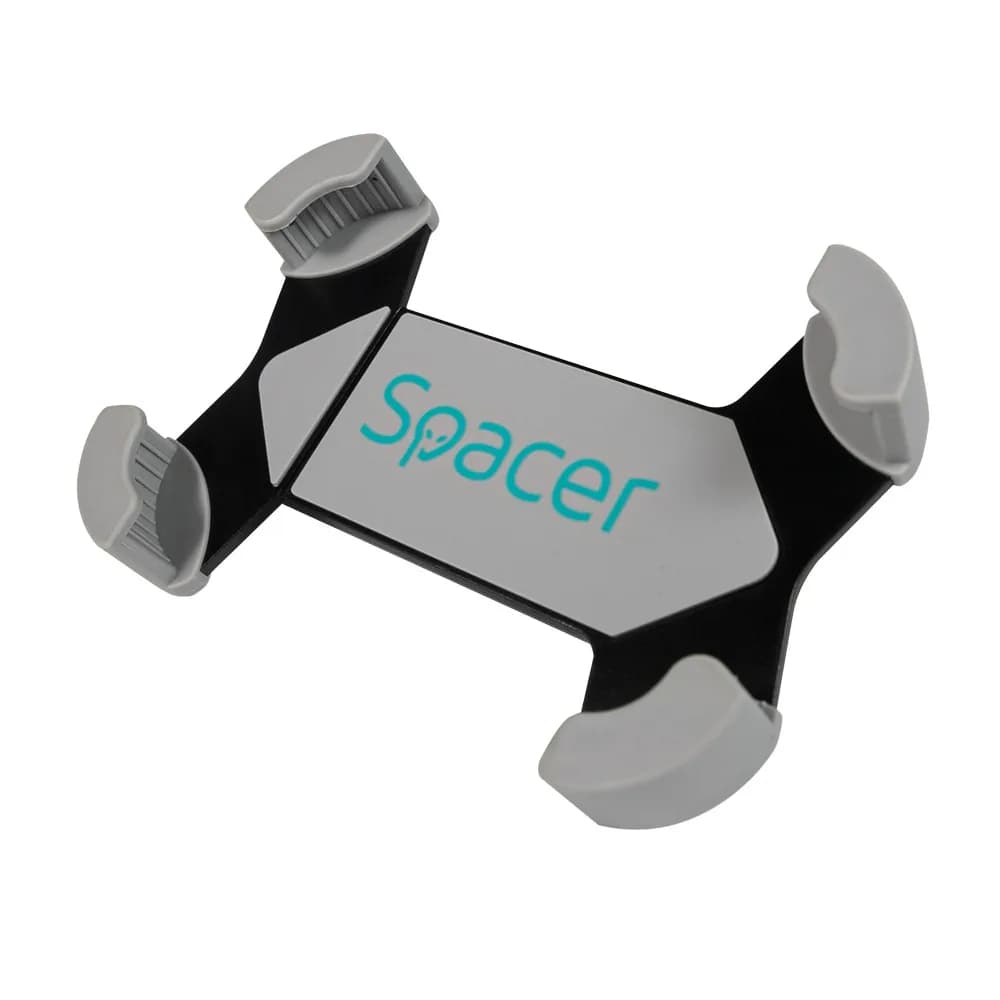 SUPORT Bicicleta SPACER pt SmartPhone, Multi-Purpose, fixare de bare de diferite dimensiuni, Negru, "SPBH-MP-01" — miniatură