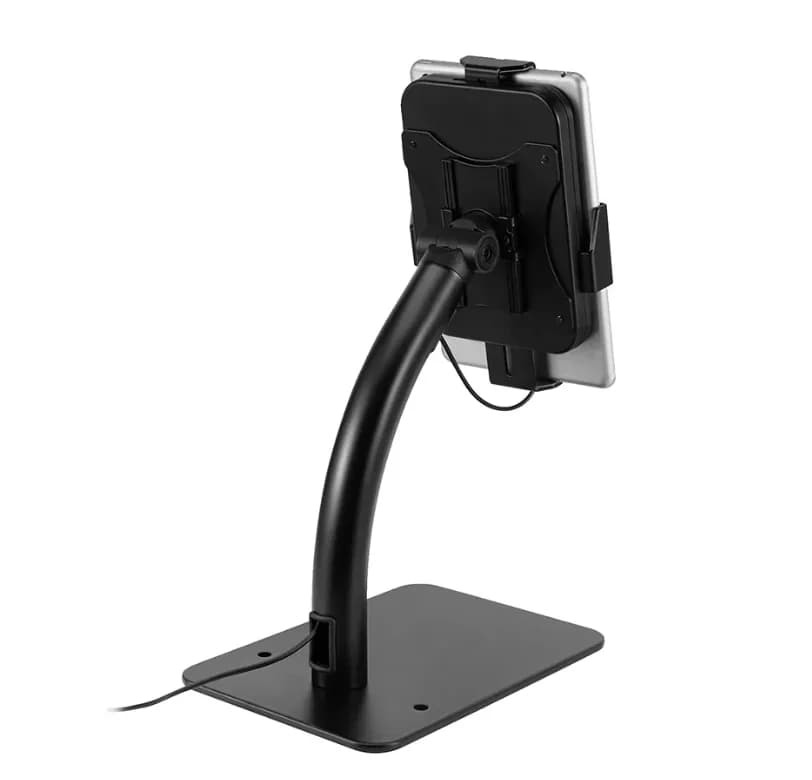 Suport de tableta Neomounts by Newstar DS15-625BL1, diagonala maxima 11", greutate maxima 1kg, tilt +20°, -110°, rotate 360°, reglare manuala, negru — miniatură