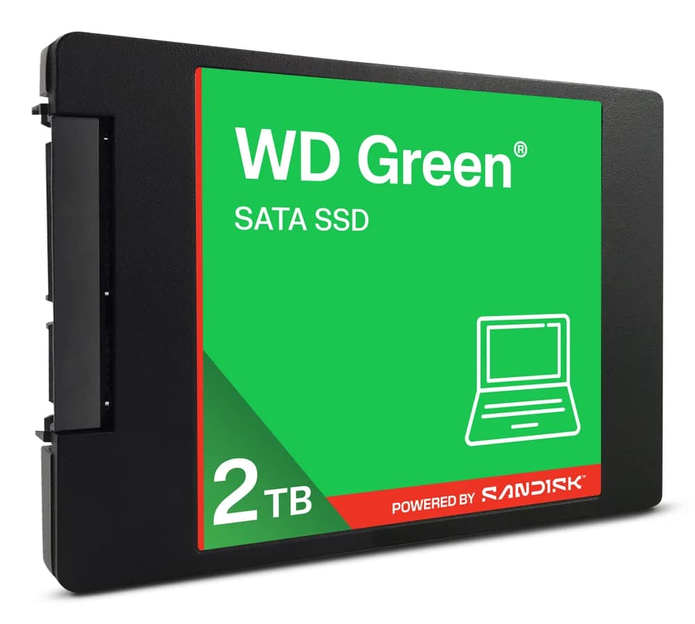 SSD WD Green 2TB SATA, 2.5", 7mm, Read: 545 MBps "WDS200T5G0A-00CPT0" — miniatură