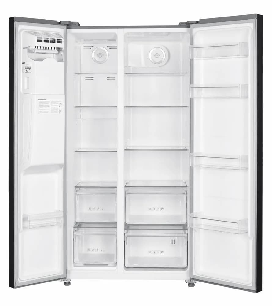Side by Side HEINNER HSBS-HM513NFIMDXE++, No Frost, 513 L, Clasa E, Dozator apa, Inox antracit — miniatură