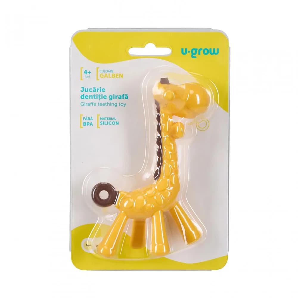Jucarie dentitie girafa, U-Grow — miniatură