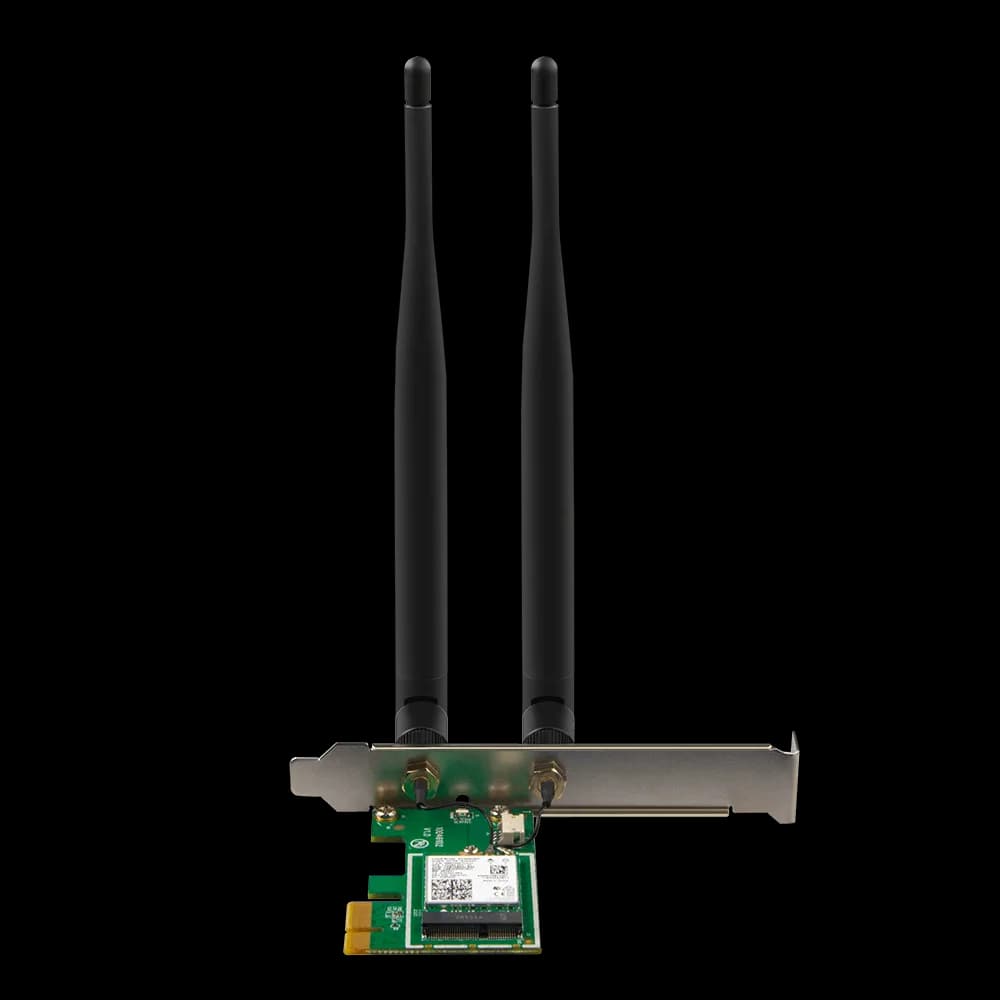 ADAPTOR RETEA Tenda AX3000 + bluetooth 5.0, intern wireless dual band, 3000 Mbps, antena externa x 2, Wi-Fi 6 "E30" — miniatură