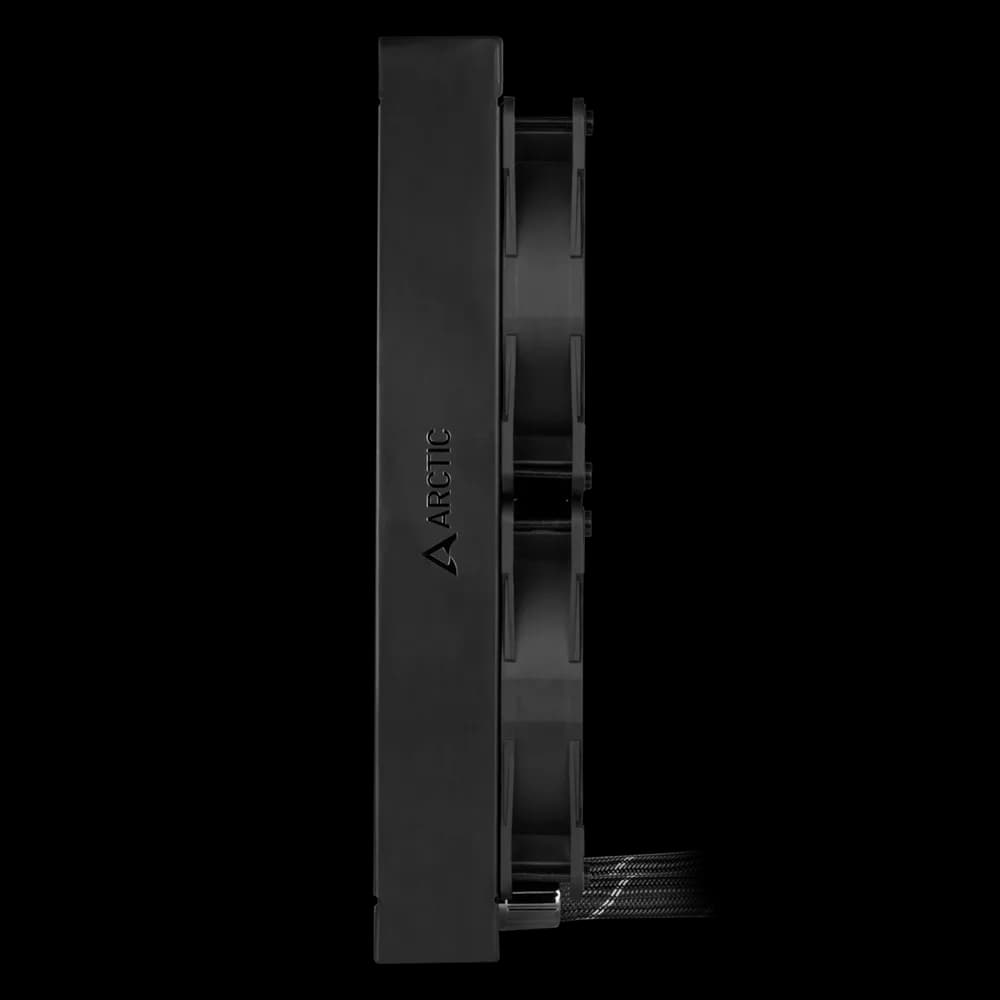 COOLER Arctic "Liquid Freezer III Pro 240 ARGB", skt. LGA1851, LGA 1700, AM4, AM5, racire cu lichid, 2 x 120mm P12 Pro, 600 - 3000 RPM, ARGB adresabil, negru "ACFRE00182A" — miniatură