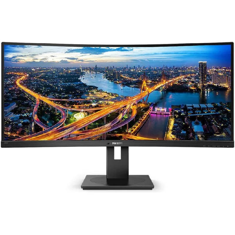 Monitor Consumer Philips 345B1C/00, 34", 3440 x 1440 pixeli, Black