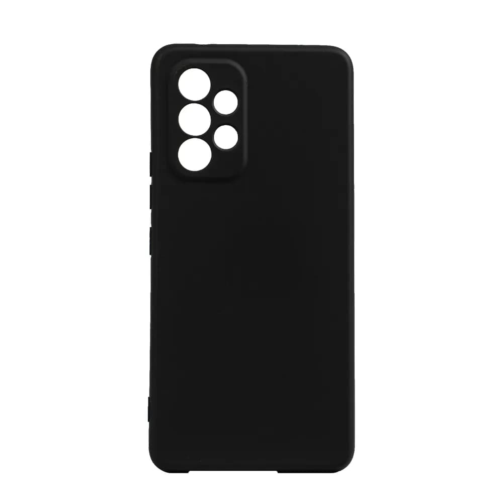 Husa Samsung Galaxy A53 Spacer, negru, grosime 2mm, material flexibil silicon + interior cu microfibra "SPPC-SM-GX-A53-SLK" — miniatură