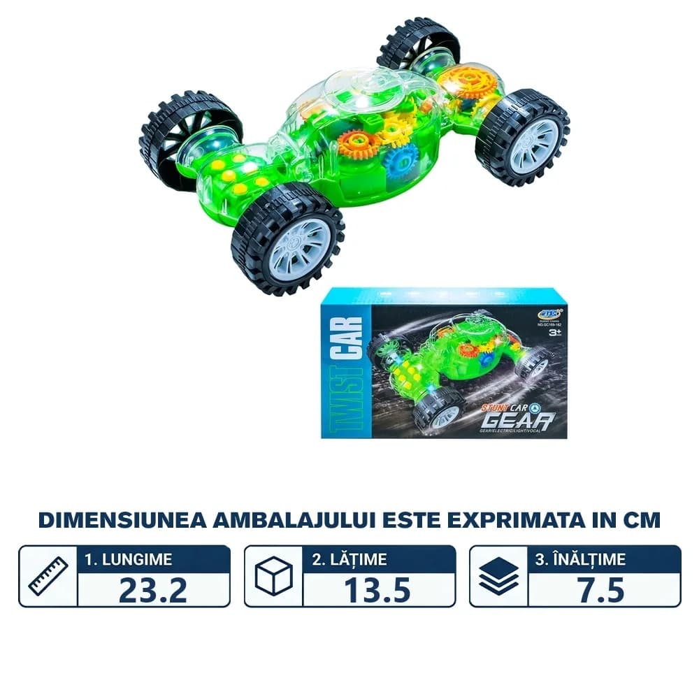 Masina cascadorii, carcasa transparenta — miniatură