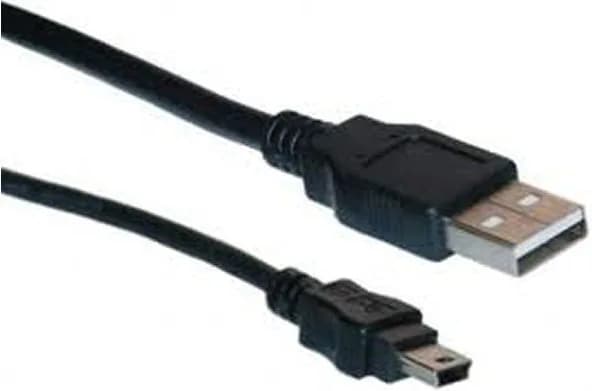 CABLU alimentare si date LOGILINK, pt. smartphone, USB 2.0 (T) la Mini-USB 2.0 (T), 1.8m, negru, "CU0014"