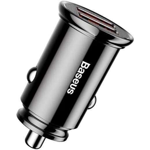 Incarcator Baseus Circular QC 30W, negru — miniatură