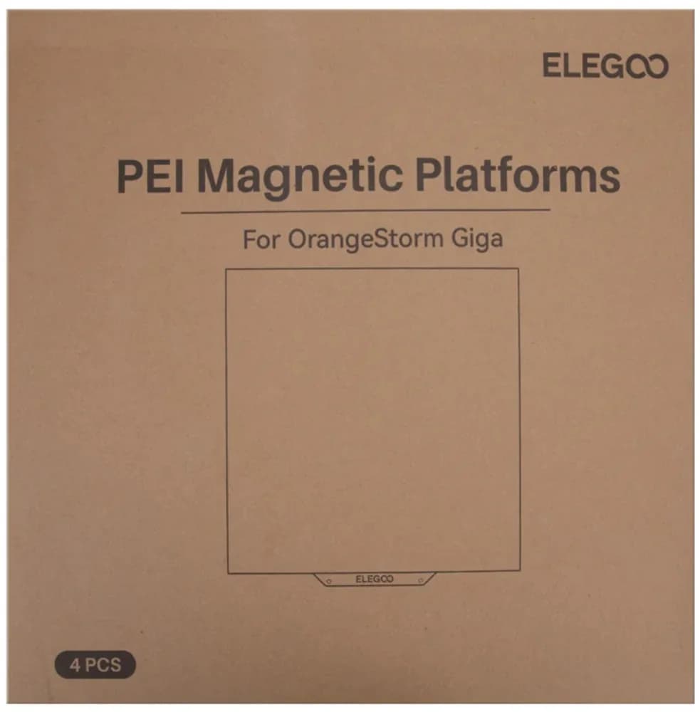 Kit ELEGOO OrangeStorm Giga PEI Magnetic Platform (4 buc) — miniatură