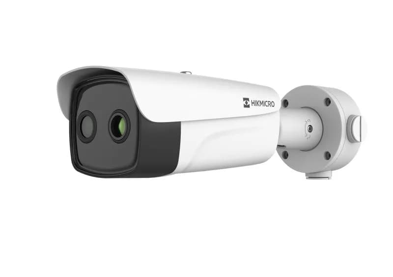 CAMERA IP BULLET THERMAL & OPTICAL 384 × 288 resolution, 12 μm, VOx UFPA, NETD ≤ 25 mK (25°C, F1.0) Video content analysis 3.0 (VCA3.0): high accuracy vehicle/human detection and classification Temperature exception alarm for fire prevention, -20°C to 150°C (-4°F to 302°F), ± 8°C (± 14.4°F) Fire