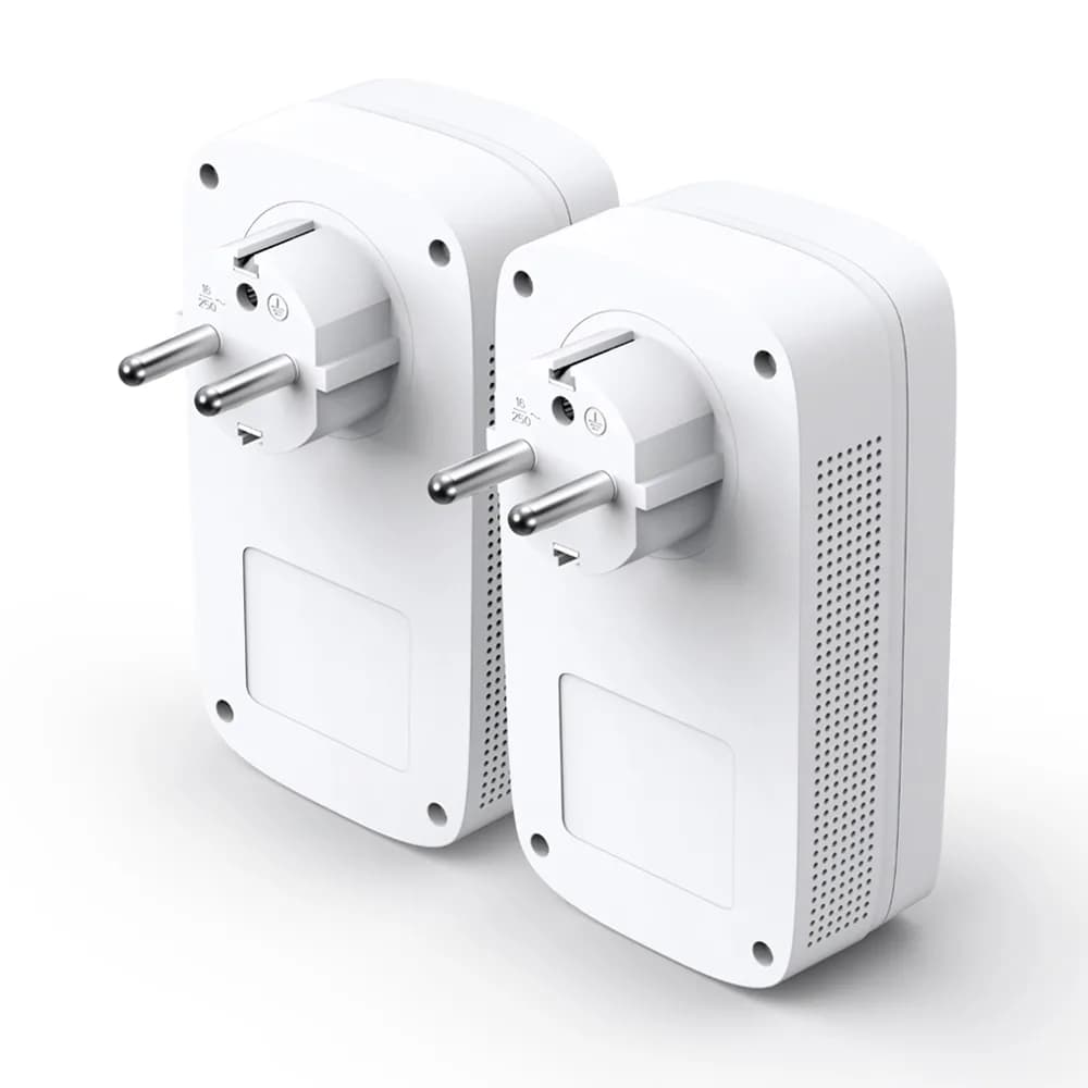 KIT ADAPTOR POWERLINE TP-LINK tehnologie AV2, AV1300, pana la 1300Mbps, 3 porturi Gigabit, priza AC, 2 buc. "TL-PA8030P KIT" — miniatură