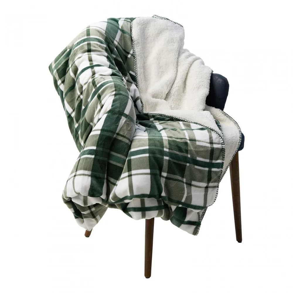 Patura Blanita Carouri Verde 200x220 cm — miniatură