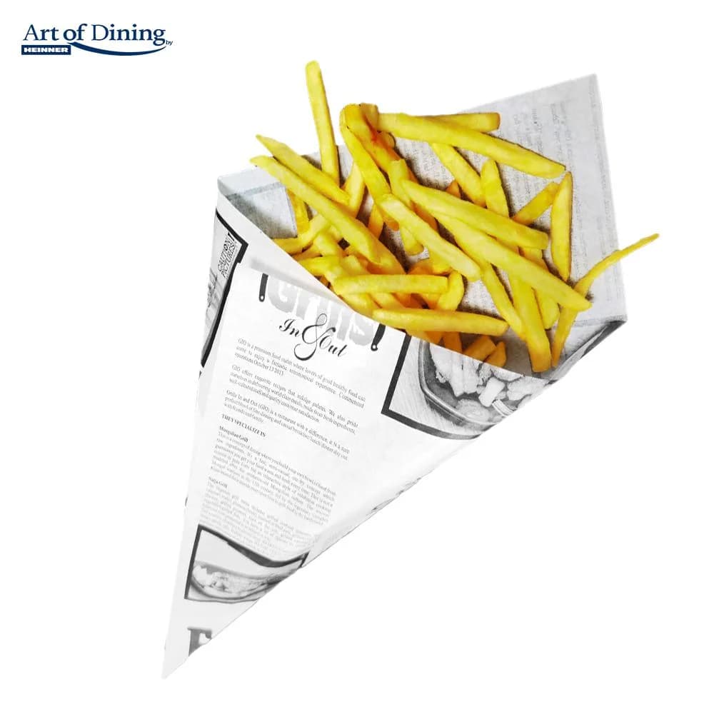 SET 500 BUCATI HARTIE IMPERMEABILA REZISTENTA LA GRASIME TIP ZIAR, 200 x 250 MM, ART OF DINING — miniatură