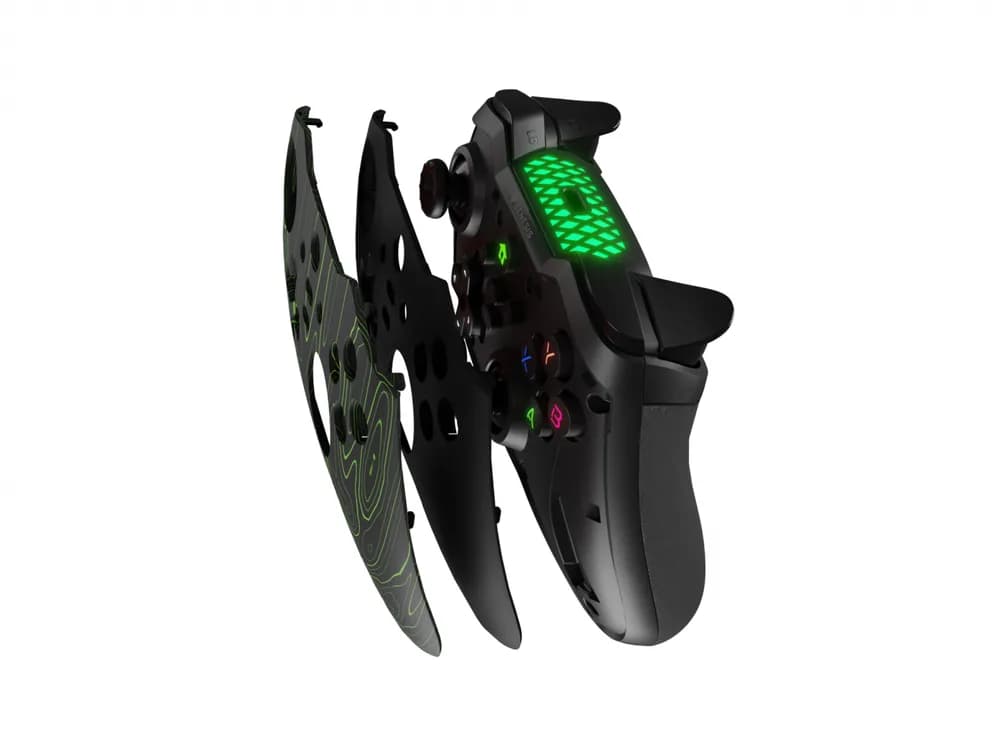 Controller wireless Genesis Mangan 400, tip Analog/Digital, interfata USB, bluetooth, numar butoane 19, lungime cablu 200 cm, acumulator 000 mAh, compatibilitate Android, iOS, MAC, Windows 10,11,7,8, negru — miniatură