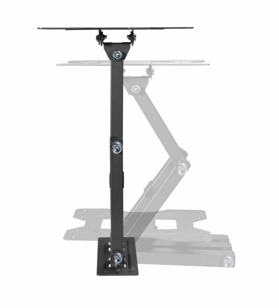 Suport TV Serioux LCD/LED, TV68-223, compatibilitate dimensiune ecran 23"-43", material otel, VESA:100x100, 100x200, 200x100, 200x200, greutate maximă suportata: 30 kg, profil: 56~378mm, inclinare: ＋3°～-10°, pivotare: +90°~-90°, management cabluri, negru — miniatură