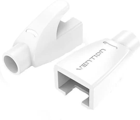 Manson mufe RJ-45 Vention pt. cablu UTP, FTP, SFTP, Cat5e | Cat6, RJ-45 (T), plastic, 50 buc, OD max 6mm, alb, "IODW0-50" -6922794750098