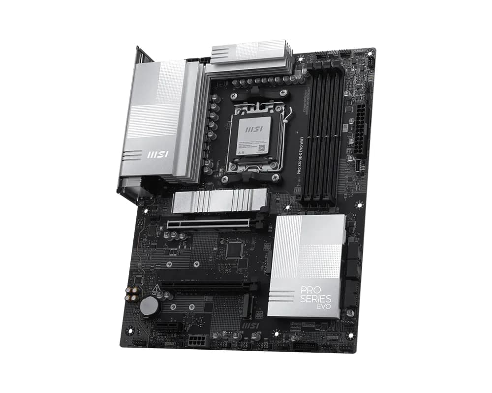 Placa de baza MSI PRO X870E-S EVO WIFI, Socket AM5, DDR5, PCI-E 5.0 "PRO X870E-S EVO WIFI" — miniatură
