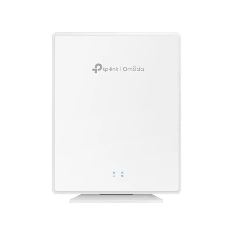 Omada AX3000 Desktop Dual-Band Wi-Fi 6 Access Point PORT: 4×1G RJ45 Port(One support PoE Out at 802.3at/bt input)+1×RJ11 Port SPEED:574Mbps at 2.4 GHz + 2402 Mbps at 5 GHz FEATURE: 802.3bt POE++ and 12V DC, 4×Internal Antennas, MU-MIMO, 160MHz Supported, Seamless Roaming, Band Steering