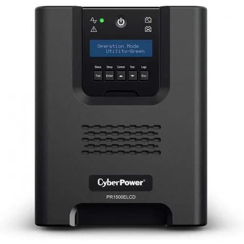 UPS CYBER POWER Online dubla conversie cu Sinusoida Pura, tower, 1500VA 1350W 2x IEC C13 2x Schuko, "OLS1500EA-DE" — miniatură