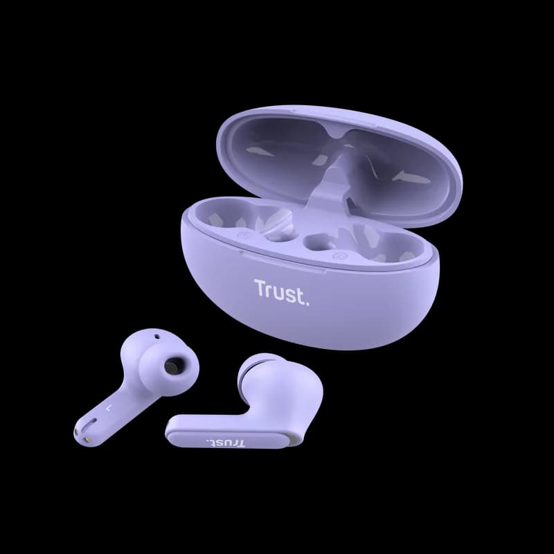 Casti In-ear Trust Yavi, Wireless, Mov — miniatură
