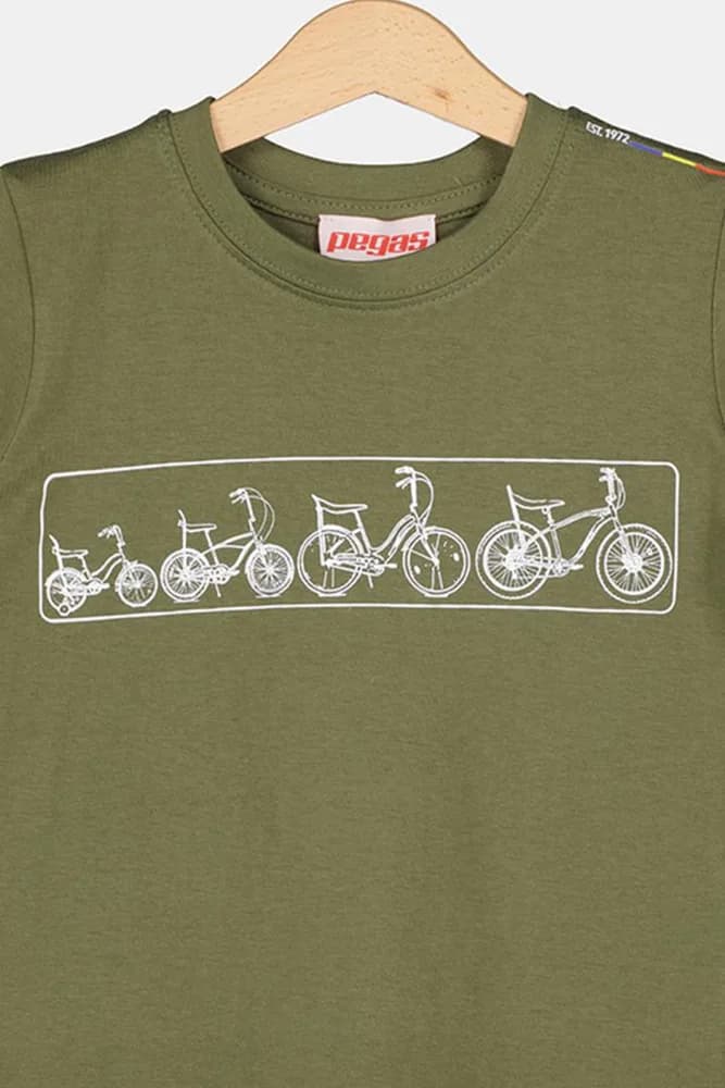 TRICOU MULTIBIKE PEGAS COPII KHAKI-10 — miniatură