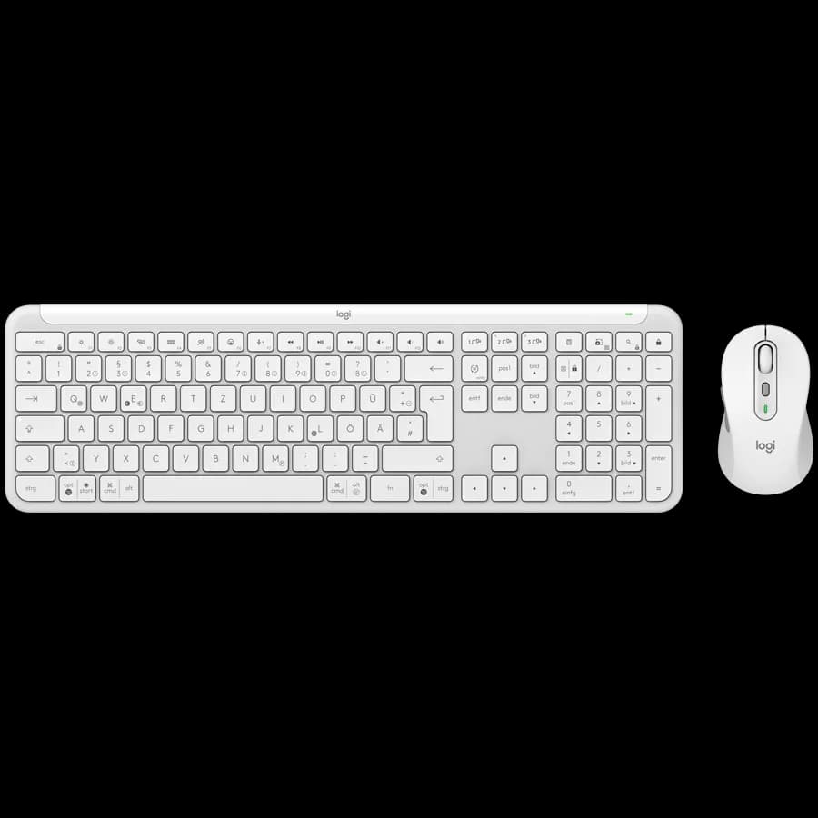 LOGITECH Signature Slim Combo MK950 - OFF WHITE - US INTL - 2.4GHZ/BT - INTNL-973 "920-012491"