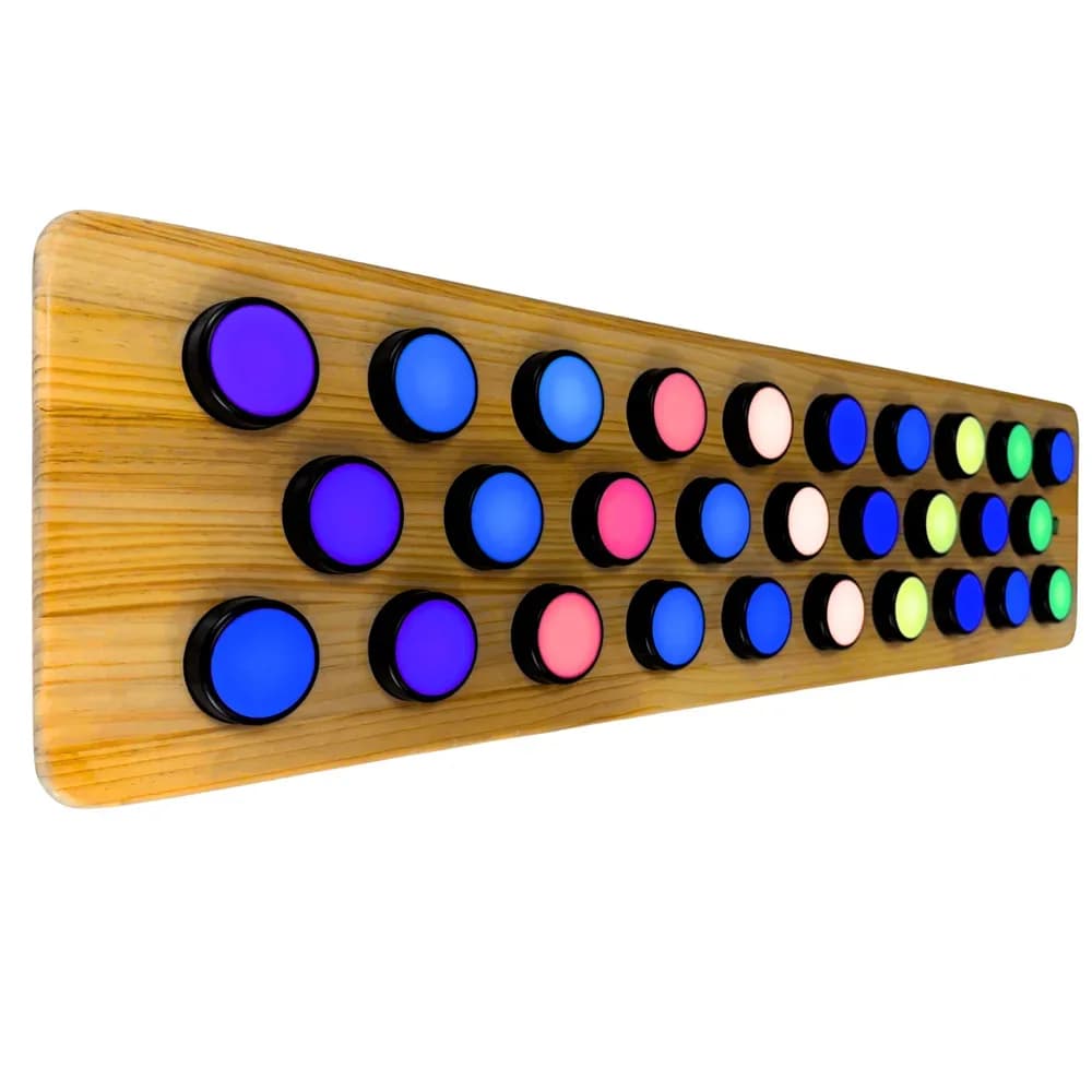Panou luminos rotativ cu spectru de culori — miniatură