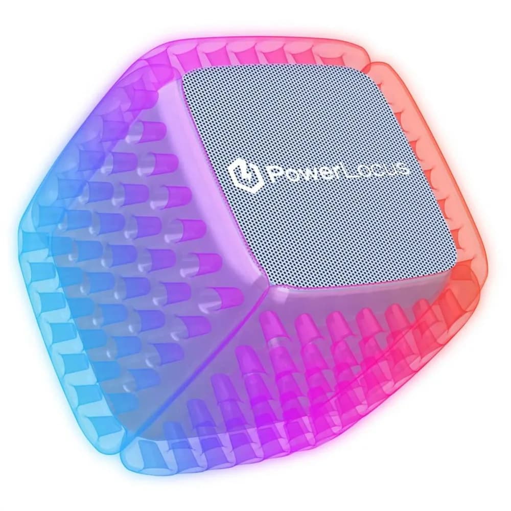 PowerLocus Set Boxa portabila Aero Bluetooth cu microfon wireless Albastru (waterproof) — miniatură
