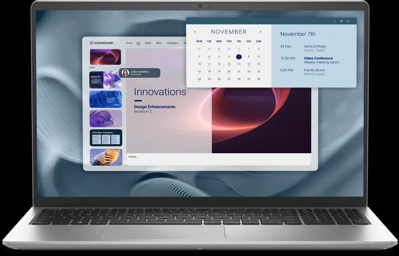 Laptop SMB DELL Pro 15 Essential PV15250, cu procesor Intel Core i5-1334U, 15.6'' IPS, 16 GB DDR5, 1 TB, Intel UHD Graphics, Linux