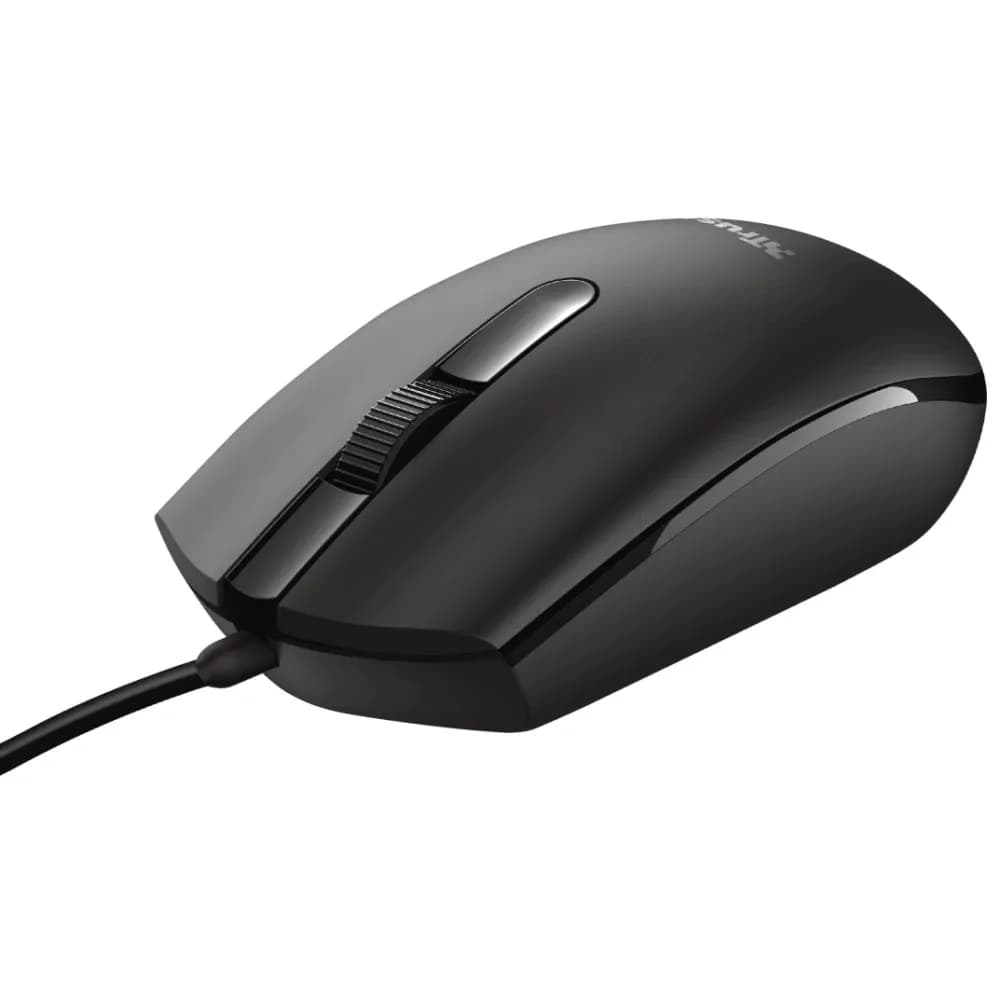Mouse Trust Basi, 1200 dpi, Negru