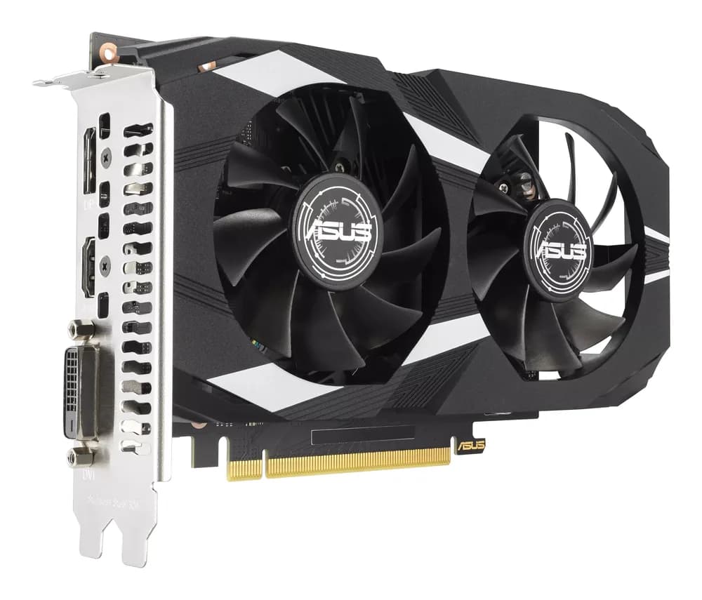 Placa video NVIDIA GeForce RTX 3050 Dual OC 6GB GDDR6 96bit "90YV0K60-M0NA00" — miniatură