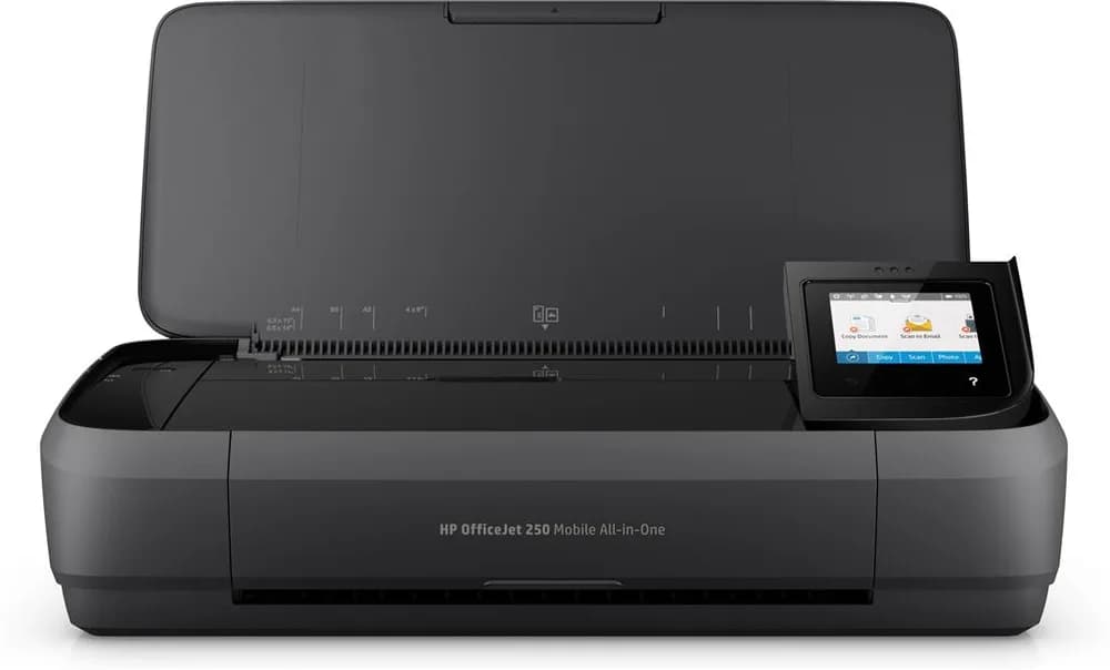 Multifunctional inkjet Color HP OfficeJet 250Mobile AiO, A4, Functii:Impr|Scan|Cop,Viteza Print Mono:9ppm,Viteza Print color:6ppm,Conectiv:USB|WiFi,Duplex:Da,ADF:ADF "CZ992A"
