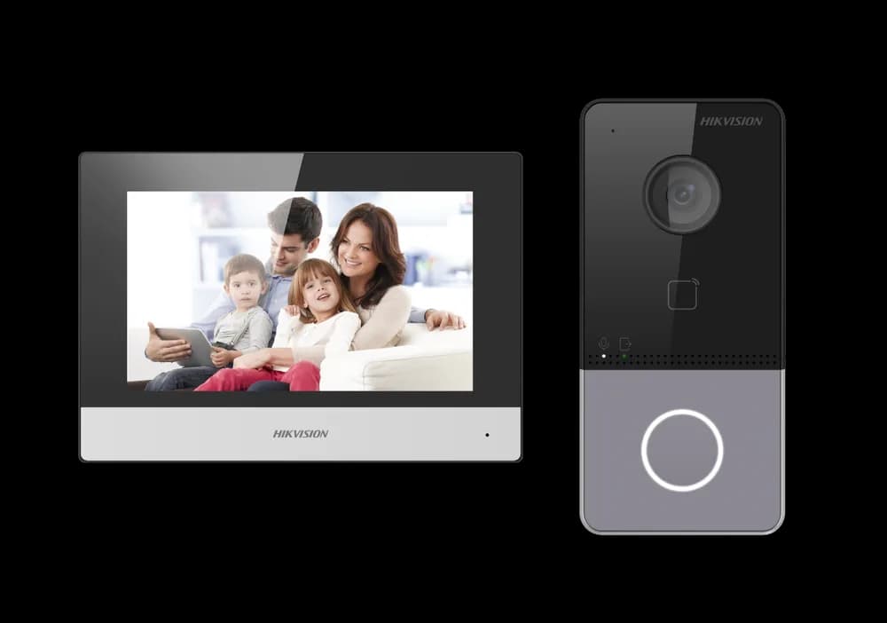 KIT VIDEOINTERFON IP WIFI & POE, "DS-KIS603-P(C)"