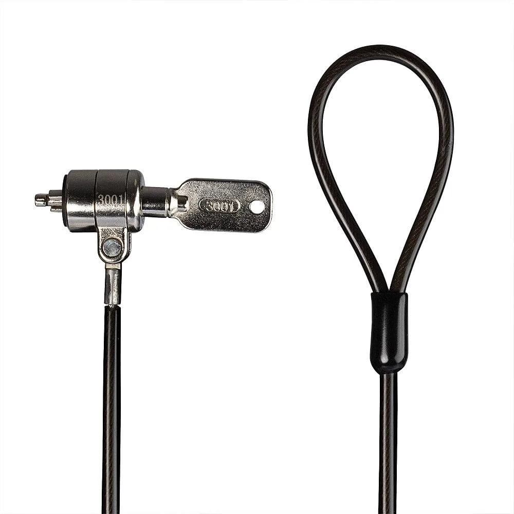 Cablu de securitate laptop Lindy 2m, negru — miniatură