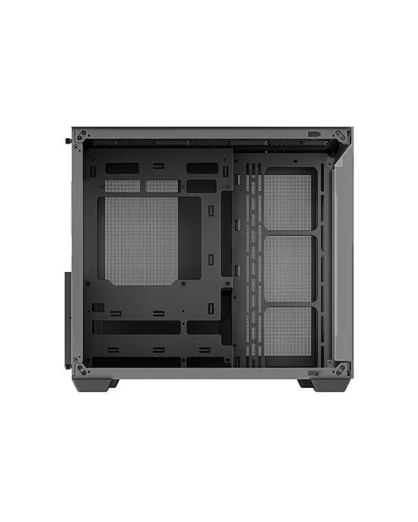 CARCASA DeepCool "CG530", middle tower, gaming, fara sursa, suporta 14xfan, PSU shroud, USB 2.0 x 1, USB 3.2 gen1 x 2, audio+mic, 7 sloturi expansiune, negru, "R-CG530-BKNDA0-G-1" — miniatură