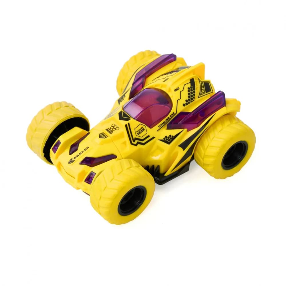 MASINA PENTRU CASCADORII, OFF-ROAD, 360 DE GRADE, MOMKI, GALBEN — miniatură