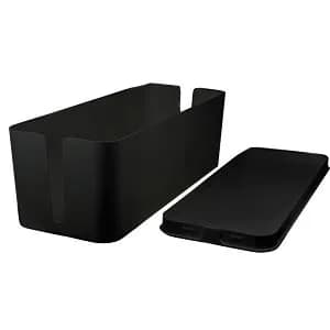 CUTIE cabluri LOGILINK, pentru gestionare cabluri, din plastic, 407x157x133.5mm, black, "KAB0062" — miniatură