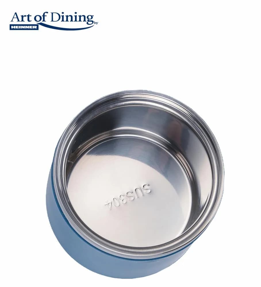 CASEROLA TERMICA 600 ML, LOCA, ART OF DINING, HEINNER (mix 2 culori in bax - 6 roz, 6 albastre) — miniatură