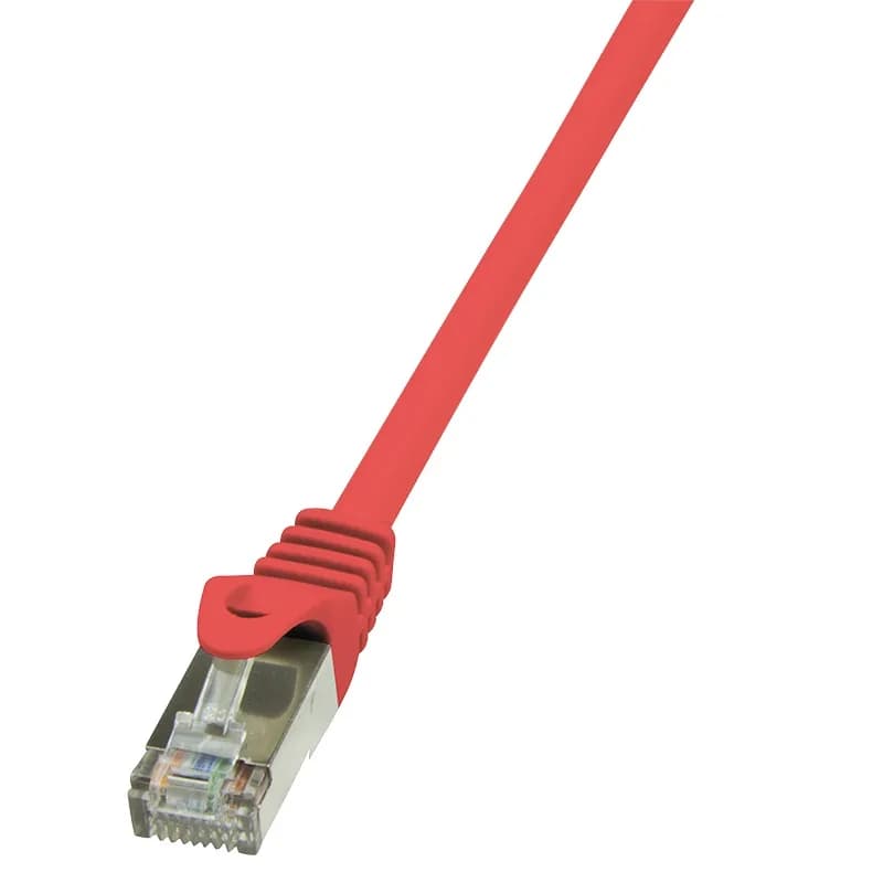 PATCH CORD FTP LOGILINK Cat5e, cupru-aluminiu, 5 m, rosu, AWG26, ecranat "CP1074S"
