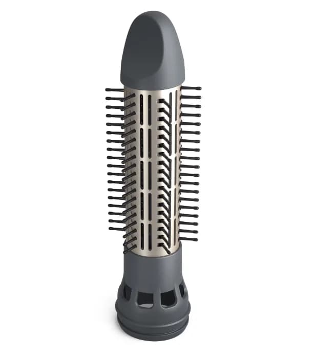 Perie rotativa cu aer cald PHILIPS Seria 7000 BHA710/00, 1000W, Ingrijire cu ioni, 2 accesorii, Setare temperatura de ingrijire, Peri naturali, Invelis ceramic din turmalina, Alb/Crem, L x A x I (mm) 345x150x95 — miniatură