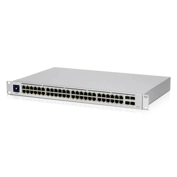 SWITCH PoE UBIQUITI, port Gigabit x 48, SFP SFP x 4, managed, rackabil, "USW-48-POE" — miniatură