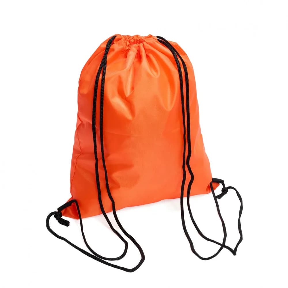 RUCSAC UNI CU SNUR 420D PORTOCALIU — miniatură
